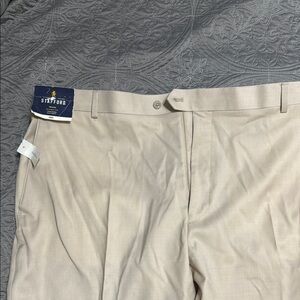 Stafford Beige Dress Pants